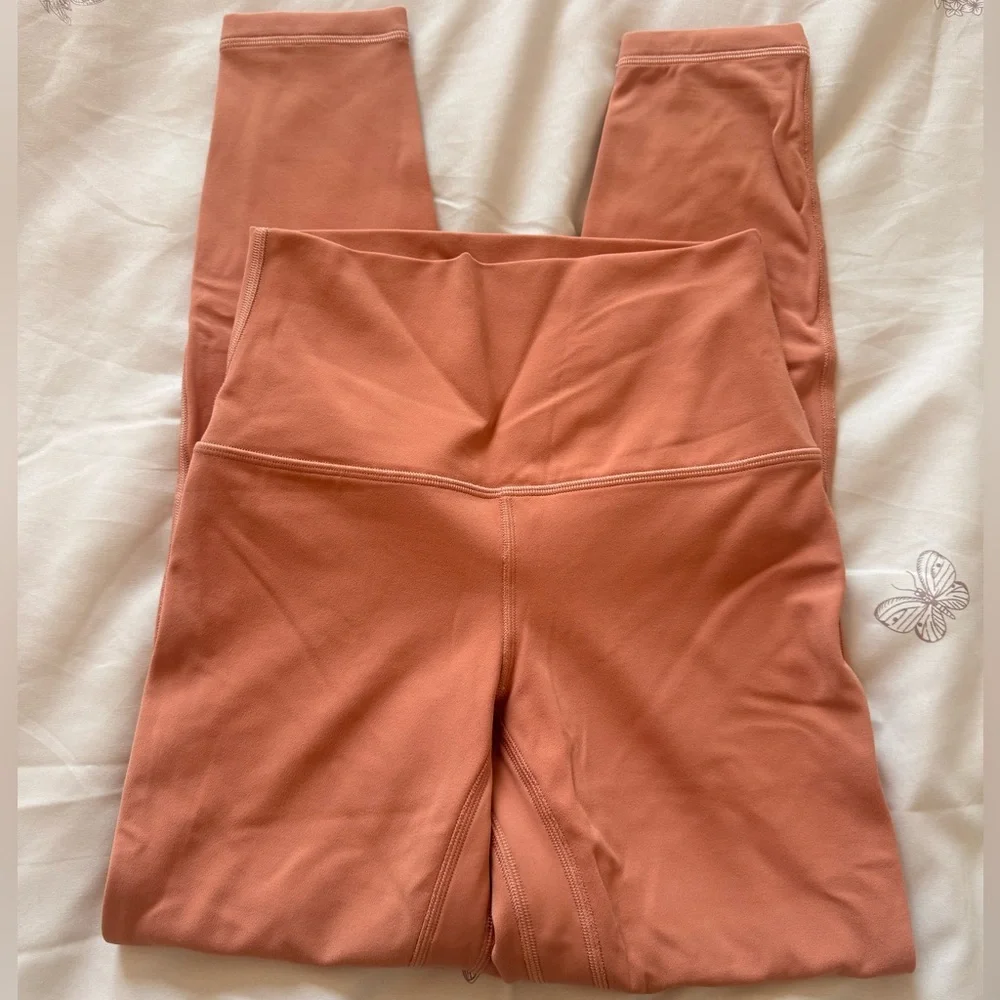 Lululemon | Align peach double lined Leggings 4